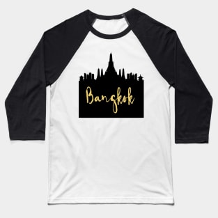 BANGKOK THAILAND DESIGNER SILHOUETTE SKYLINE ART Baseball T-Shirt